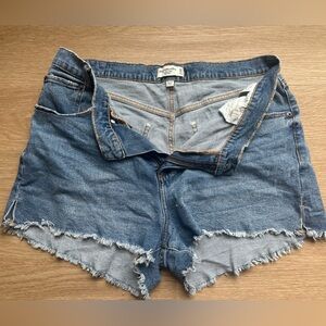 Abercrombie & Fitch Denim Crossover Shorts